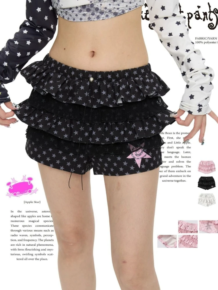 Summer Star Polka Dot Fake Two Piece Short Pants Designer Fashion Sweet High-waist Cake Pant Women Spicy Girls Patchwork Pants
Summer Star Polka Dot Fake Two Piece Short Pants Designer Fashion Sweet High-waist Cake Pant Women Spicy Girls Patchwork Pants