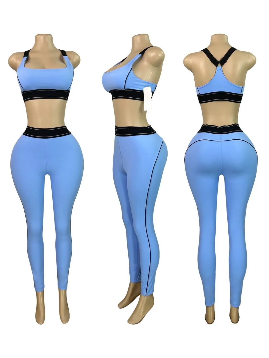 HR25085 2026 Summer New Women's Yoga Fitness Pants Comes with Chest Mat and Tank Top Two Piece Set
HR25085 2026 Summer New Women's Yoga Fitness Pants Comes with Chest Mat and Tank Top Two Piece Set