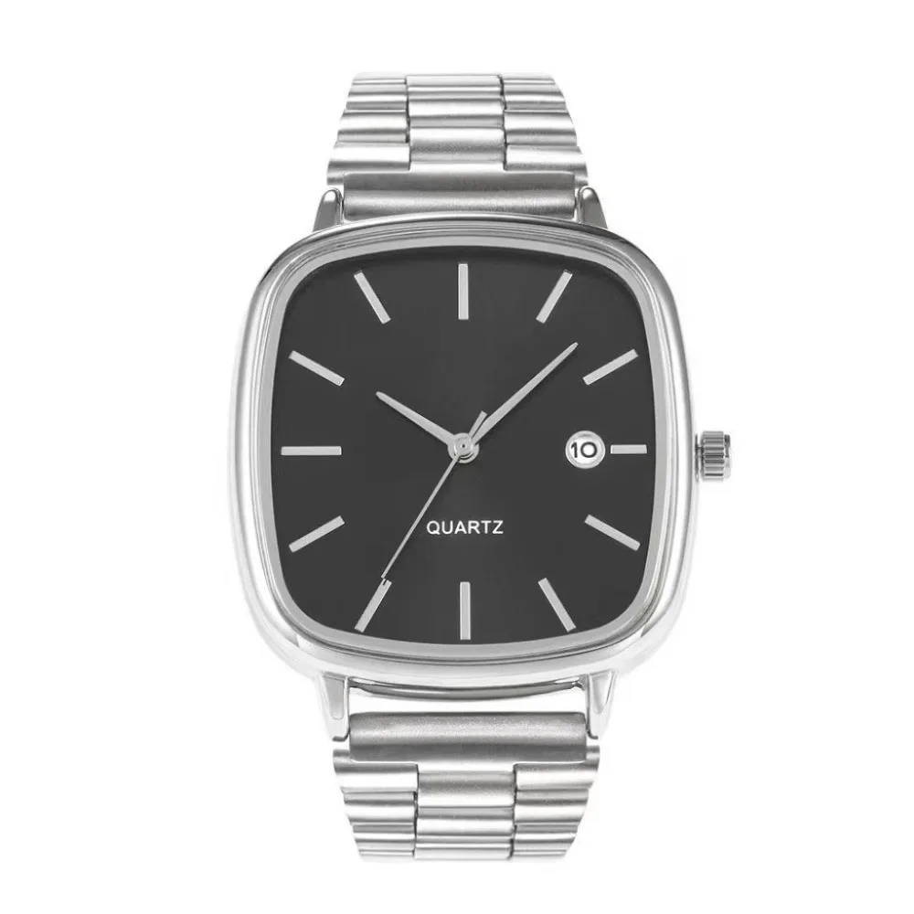 Creative Square Watches Calendar Simple Couple's Wristwatches Steel Belt Adjustable Strap Quartz Watch Gifts
Creative Square Watches Calendar Simple Couple's Wristwatches Steel Belt Adjustable Strap Quartz Watch Gifts