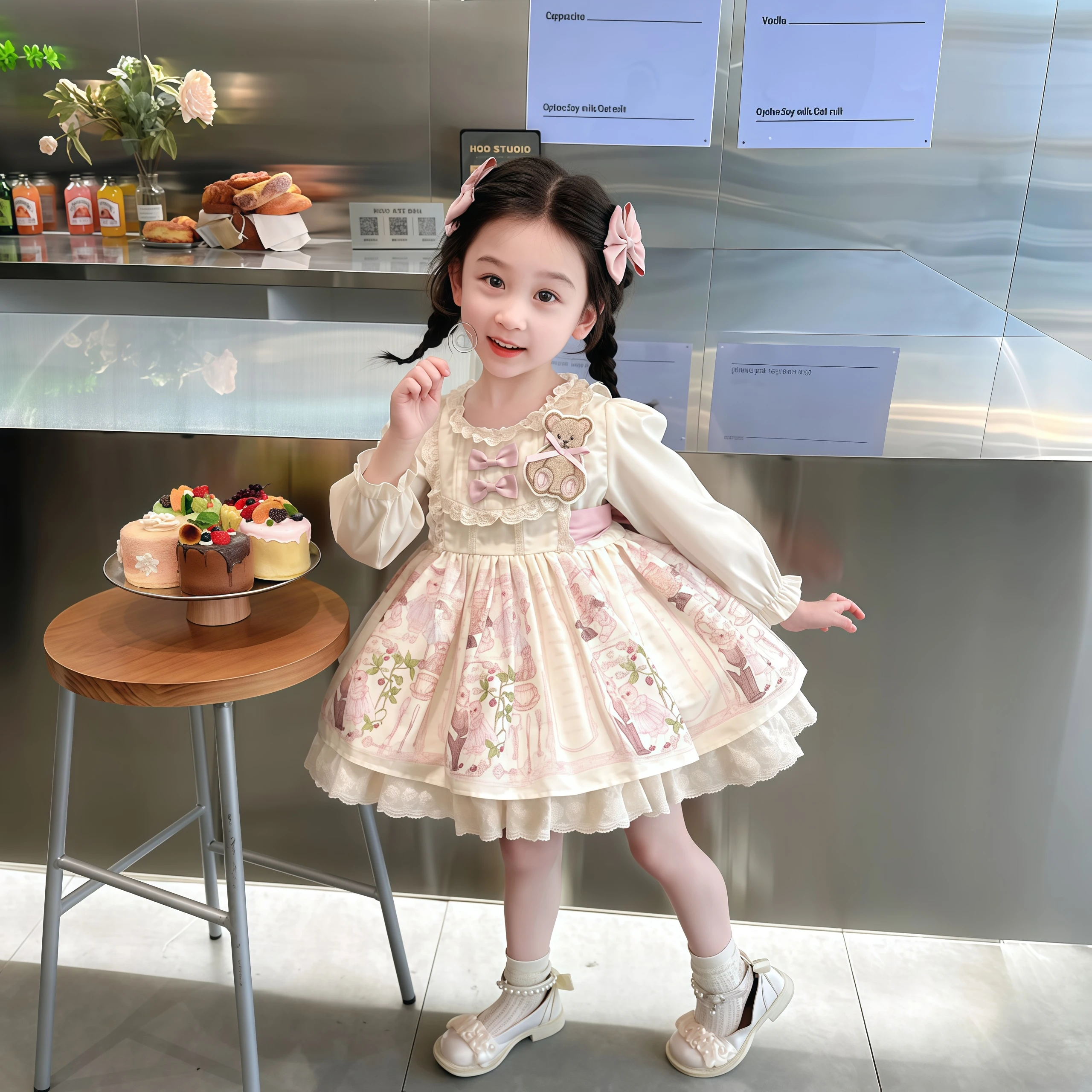 Spring Summer Kids Lolita Layered Princess Dress Girls Rabbit Bear Birthday Gift Children Party Performance Festival Ball Gown
Spring Summer Kids Lolita Layered Princess Dress Girls Rabbit Bear Birthday Gift Children Party Performance Festival Ball Gown