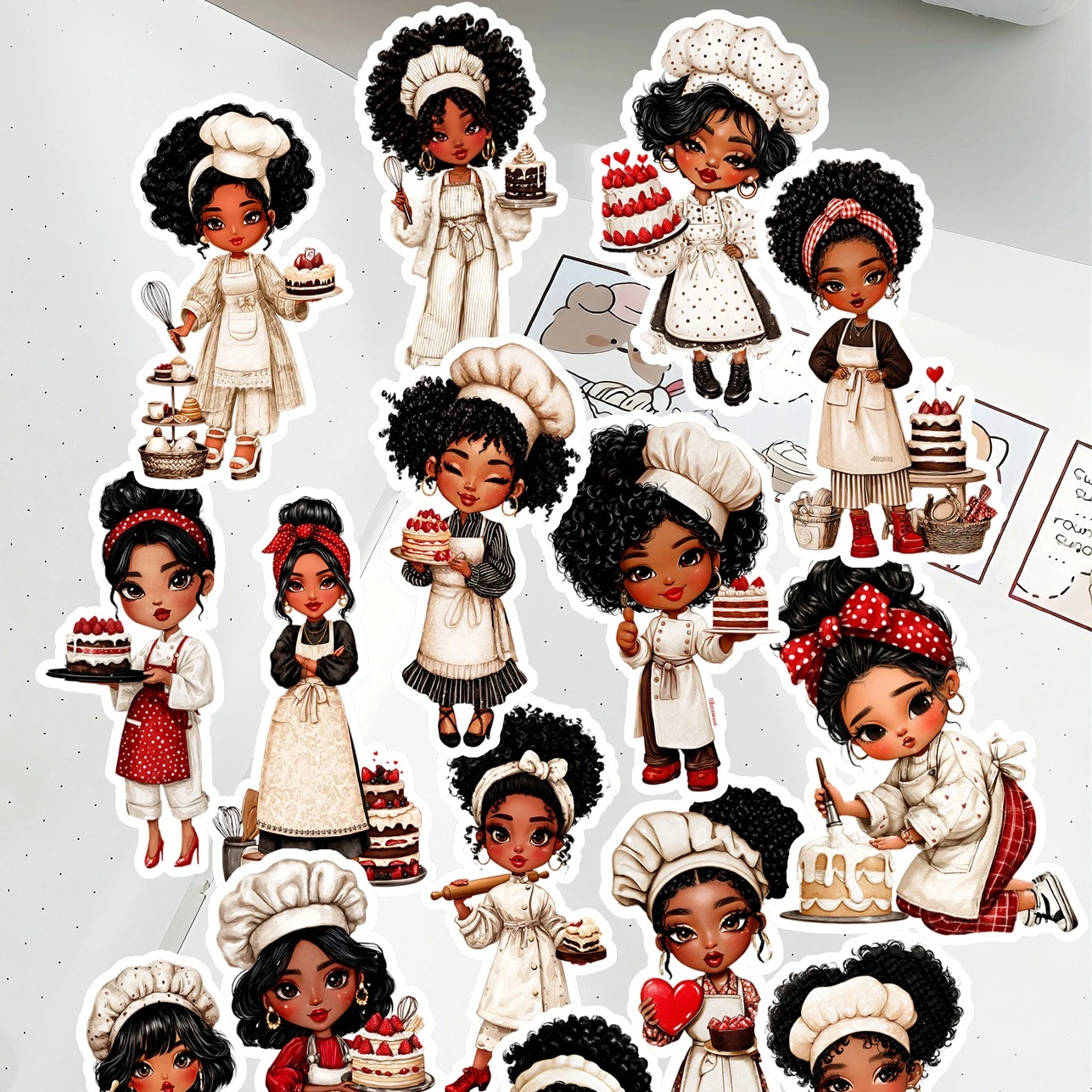 17Pcs/Pack Vintage Girl Kitchen Sticker DIY Craft Scrapbooking Album Junk Journal Decorative Stickers kawaii stickers
17Pcs/Pack Vintage Girl Kitchen Sticker DIY Craft Scrapbooking Album Junk Journal Decorative Stickers kawaii stickers