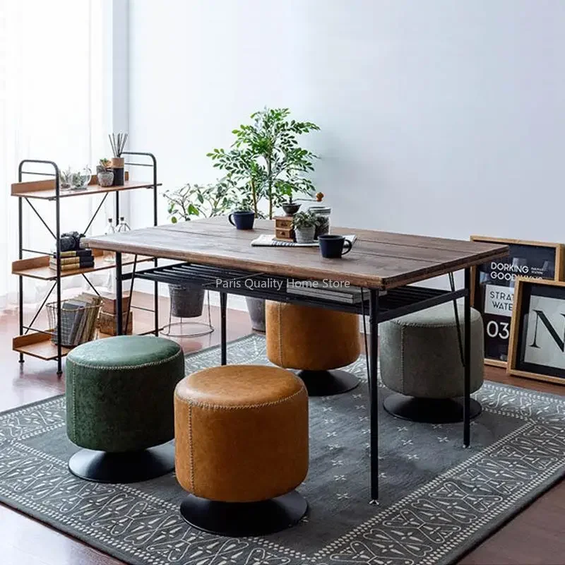 Revolving Fashion Bar Stool Leather Art Cafe Restaurant Round Stool Retro Sofa
Revolving Fashion Bar Stool Leather Art Cafe Restaurant Round Stool Retro Sofa