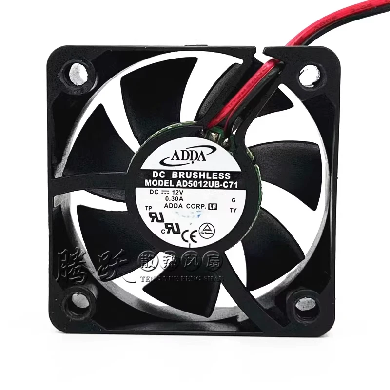 HJY 1 piece ADDA AD5012UB-C71 DC12V 0.30A 2-wire cooling fan 5cm 5020
HJY 1 piece ADDA AD5012UB-C71 DC12V 0.30A 2-wire cooling fan 5cm 5020