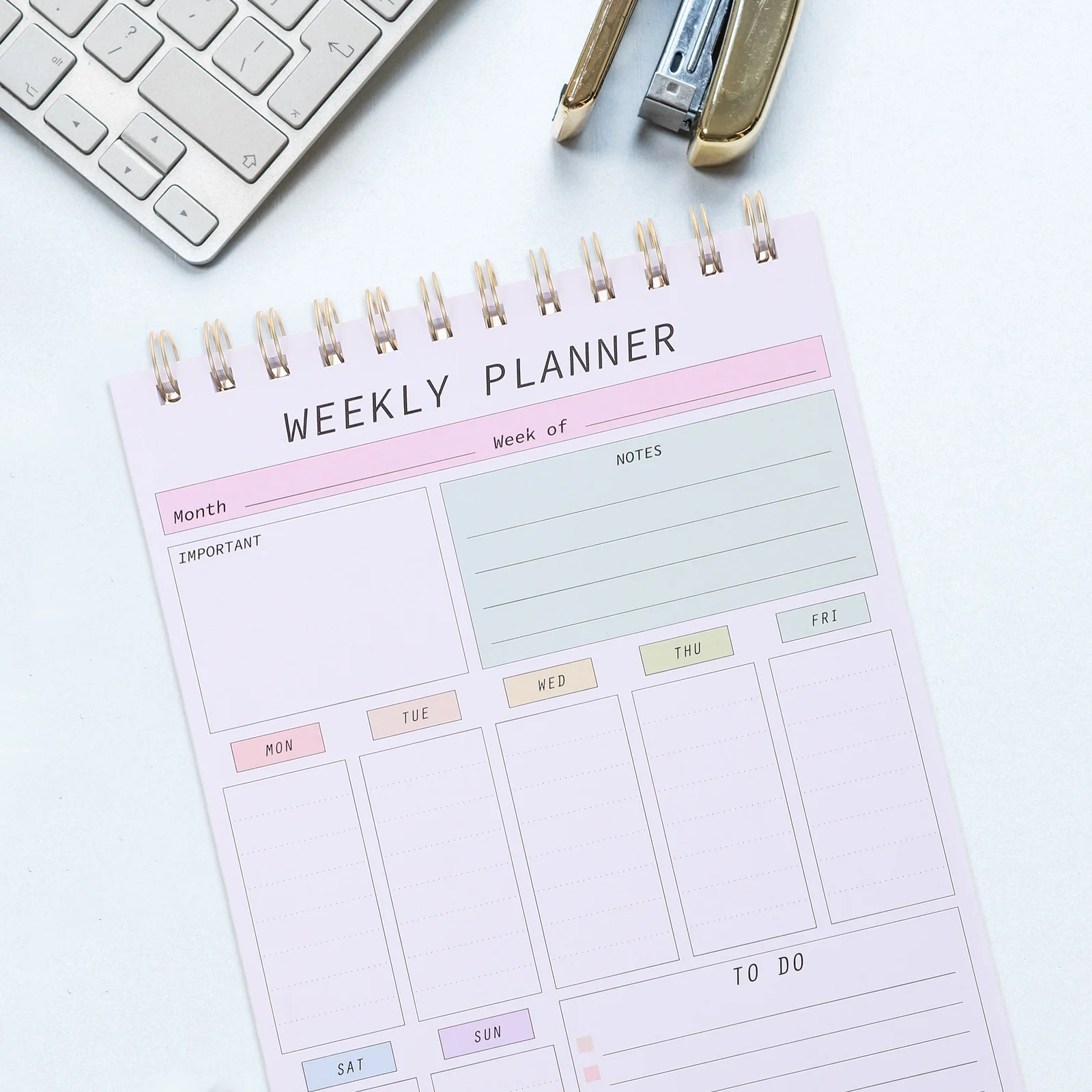Weekly Planner Notebook A5 Size Undated Spiral Notepad Desk Planner Task Management Study Schedule Organization Smooth Writing
Weekly Planner Notebook A5 Size Undated Spiral Notepad Desk Planner Task Management Study Schedule Organization Smooth Writing