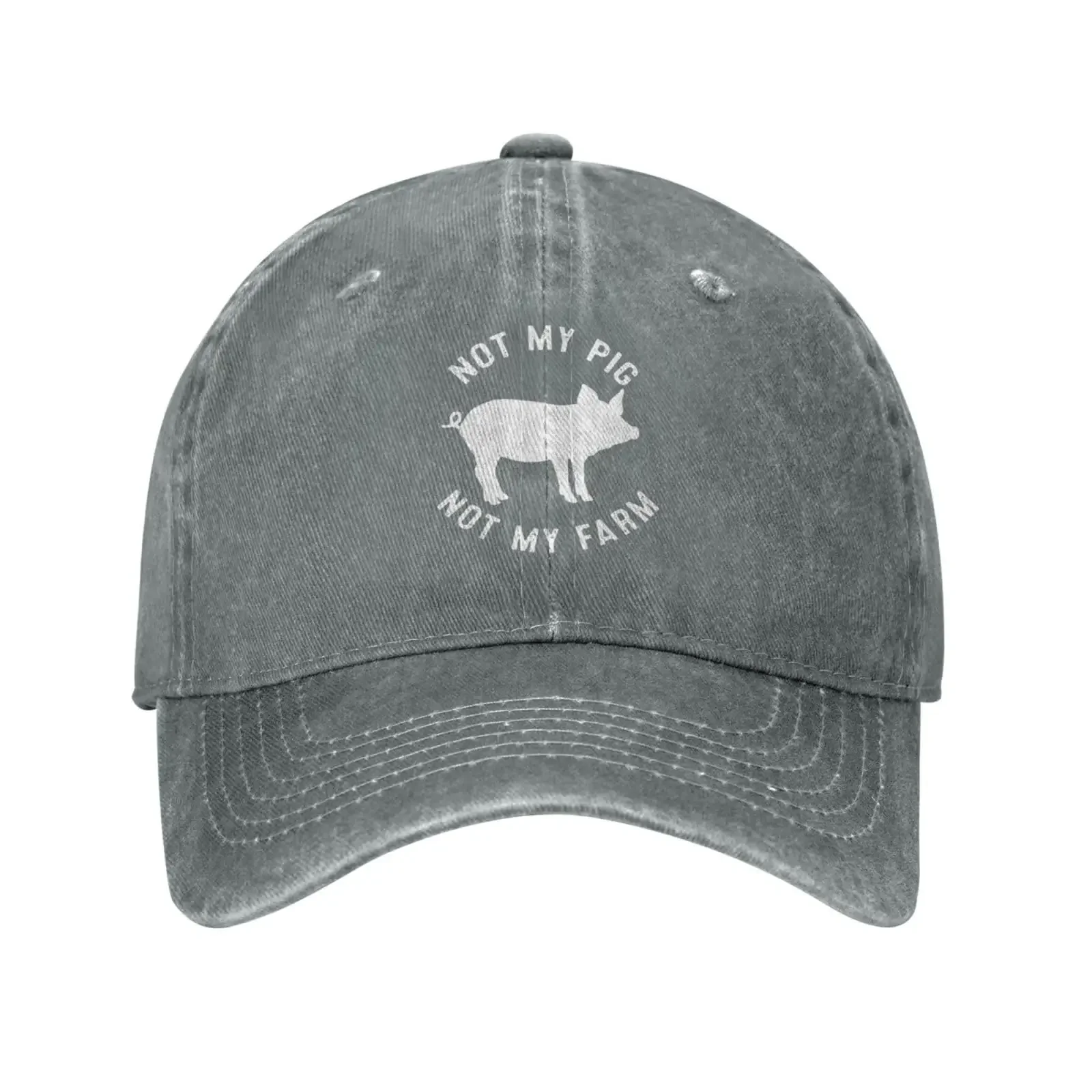2026 Not My Pig Not My Farm Hat Washed Cotton Vintage Baseball Cap Distressed Dad Hats
2026 Not My Pig Not My Farm Hat Washed Cotton Vintage Baseball Cap Distressed Dad Hats