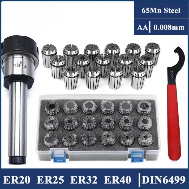 Set ER20 ER25 ER32 ER40 ER Collect Chuck Spring Clamps ChuckMorse Holder MTB2 MTB3 MTB4 MTB5 Tool Holder Suit CNC Milling 
Set ER20 ER25 ER32 ER40 ER Collect Chuck Spring Clamps ChuckMorse Holder MTB2 MTB3 MTB4 MTB5 Tool Holder Suit CNC Milling