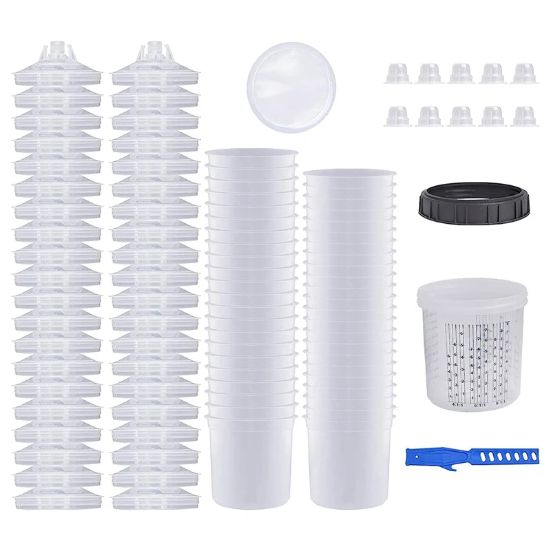 Disposable Paint Guncups Automotive Paint Gun Kit For HVLP Paint Sprayguns, For Car Primer, Top Coat, Base Coat Gel Coat
Disposable Paint Guncups Automotive Paint Gun Kit For HVLP Paint Sprayguns, For Car Primer, Top Coat, Base Coat Gel Coat