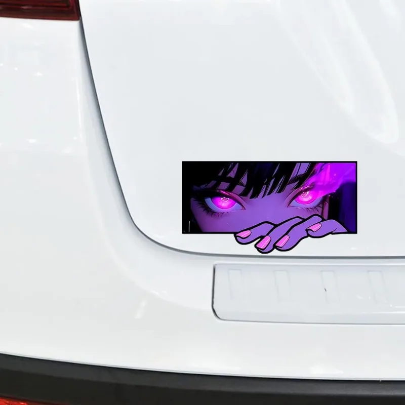 Anime Girl Purple Glowing Eyes Peeking Vinyl Sticker, Waterproof Decal for Car Window Bumper Laptop Helmet Wall Door
Anime Girl Purple Glowing Eyes Peeking Vinyl Sticker, Waterproof Decal for Car Window Bumper Laptop Helmet Wall Door