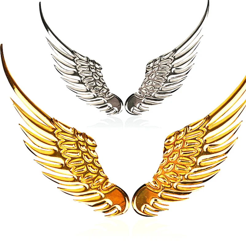 1 Pair 3D Angel Wings Car Stickers Fashion Metal Auto-Styling Decorate Decal Motorcycle Car Exterior Accessories Badge Emblem
1 Pair 3D Angel Wings Car Stickers Fashion Metal Auto-Styling Decorate Decal Motorcycle Car Exterior Accessories Badge Emblem