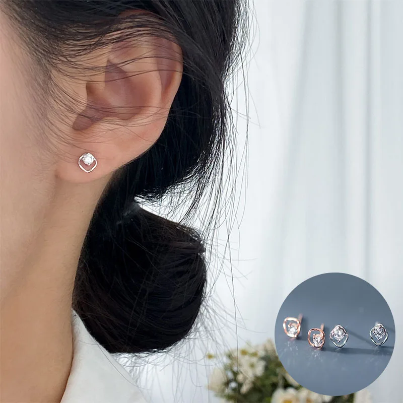 100% 925 Sterling Silver Zircon Geometric Earrings for Woman Girl Simple Hollow Out Design Jewelry Party Gift Dropshipping
100% 925 Sterling Silver Zircon Geometric Earrings for Woman Girl Simple Hollow Out Design Jewelry Party Gift Dropshipping