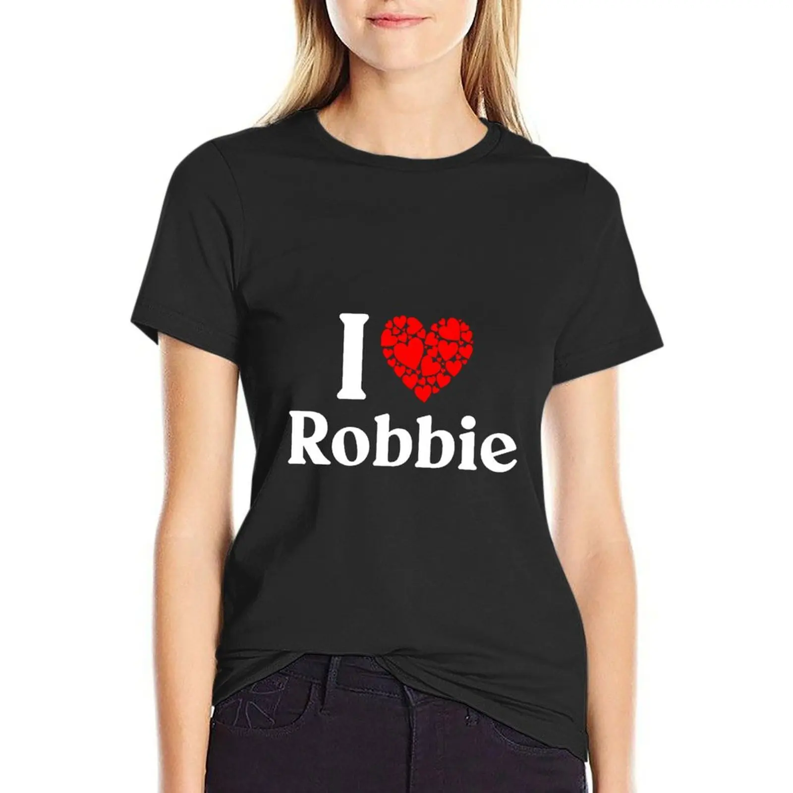 Robbie Heart - I Love Robbie T-Shirt cute tops shirts graphic tees animal print lady clothes woman t shirt
Robbie Heart - I Love Robbie T-Shirt cute tops shirts graphic tees animal print lady clothes woman t shirt