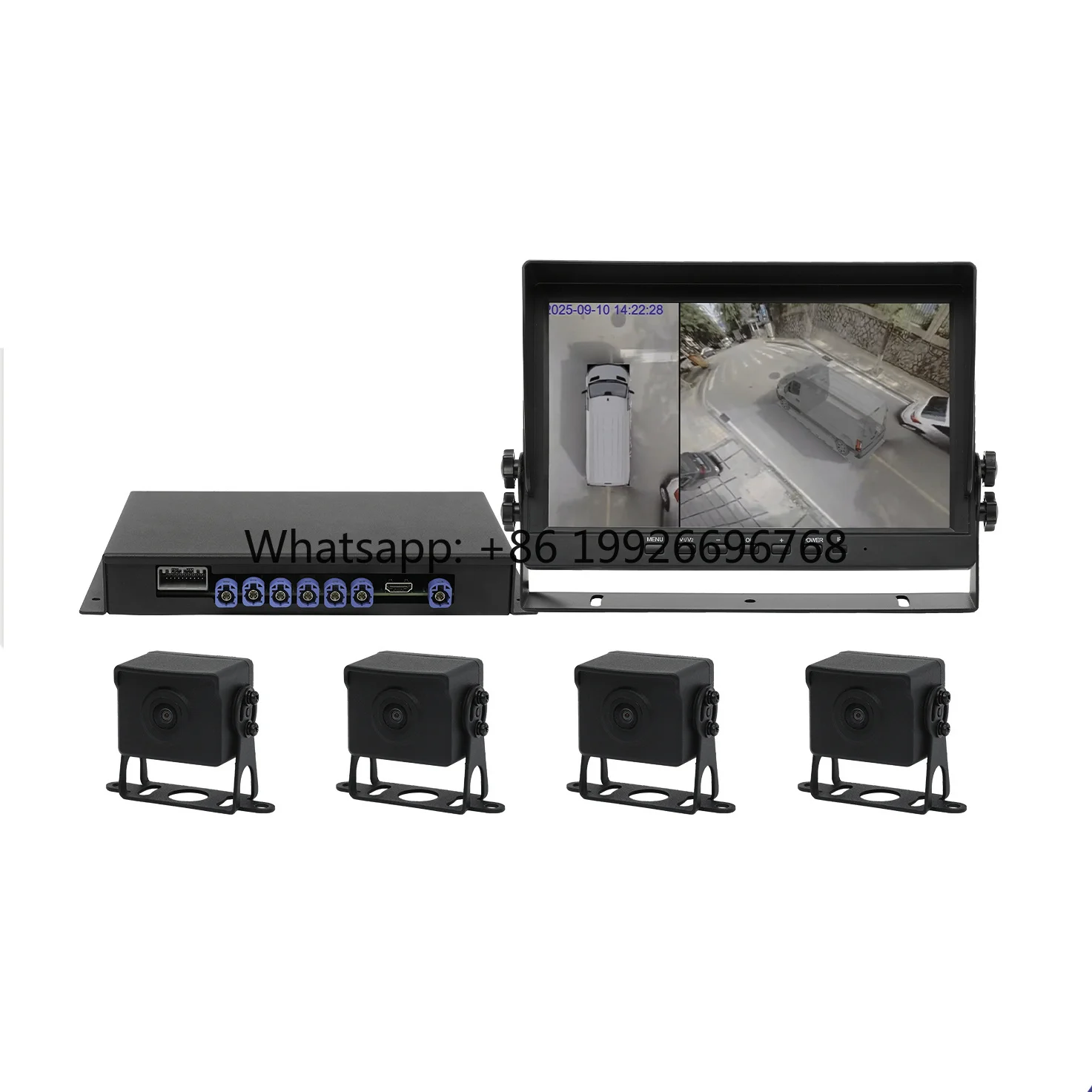 3D 360 Degree Bird View Camera DVR Recorder Camper Van RV Motorhome All Around View Monitor System
3D 360 Degree Bird View Camera DVR Recorder Camper Van RV Motorhome All Around View Monitor System