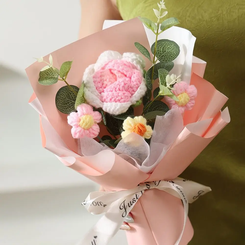 Вязаный крючком букет цветов ручной работы, готовый декоративный букет, вязаные цветы с искусственной текстурой, готовое изделие
Вязаный крючком букет цветов ручной работы, готовый декоративный букет, вязаные цветы с искусственной текстурой, готовое изделие