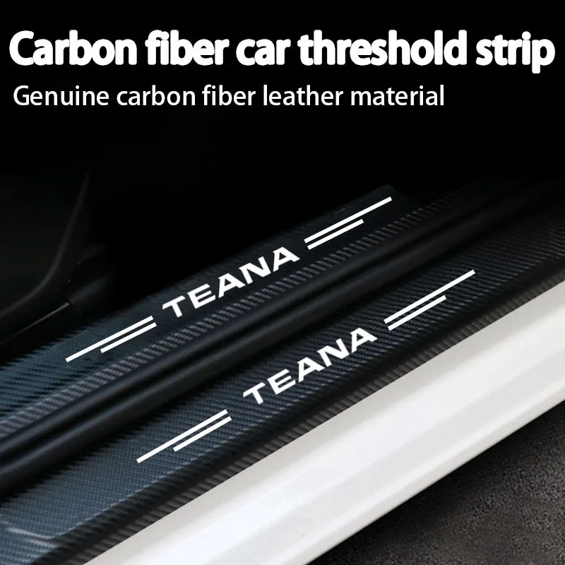 Leather Door Sill Plate Protector Stickers Carbon Fiber Car Trunk Bumper Protective Sticker For Nissan Teana Car Accessories
Leather Door Sill Plate Protector Stickers Carbon Fiber Car Trunk Bumper Protective Sticker For Nissan Teana Car Accessories