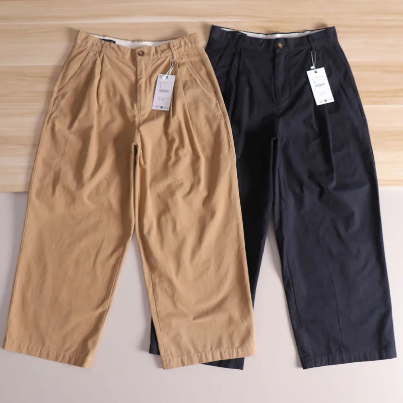 Мужские свободные брюки для папы в стиле ретро, хлопковые дышащие осенние повседневные прямые брюки, удобные, приятные для кожи, моющиеся
Мужские свободные брюки для папы в стиле ретро, хлопковые дышащие осенние повседневные прямые брюки, удобные, приятные для кожи, моющиеся