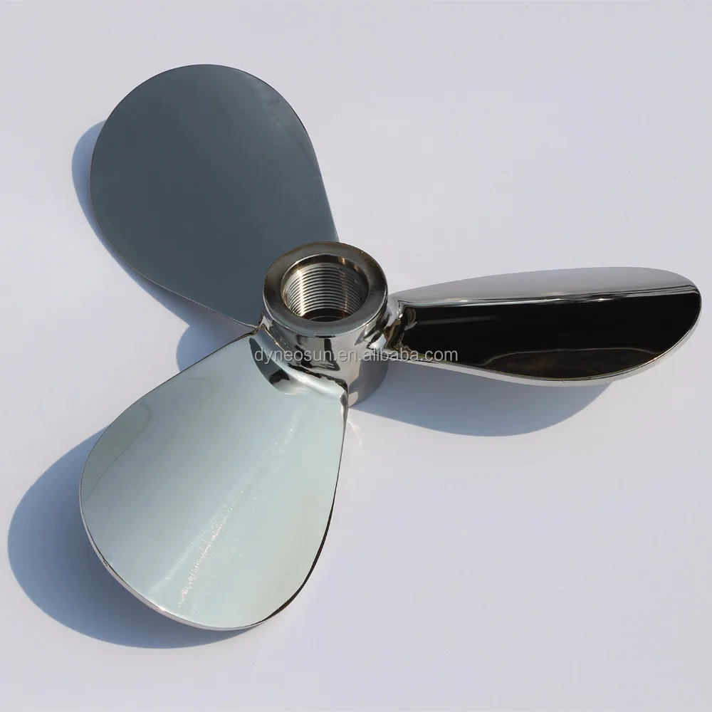 3 Blade Outboard Boat Stainless Steel Marine Fan Blade Propeller
3 Blade Outboard Boat Stainless Steel Marine Fan Blade Propeller