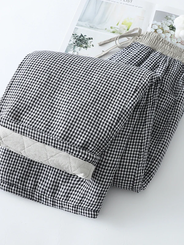 Korean Japanese Brand Women's plus Size Wide Leg Pants Thermal Cotton Inserted Straight Cut Trousers with Waisand Dstring
Korean Japanese Brand Women's plus Size Wide Leg Pants Thermal Cotton Inserted Straight Cut Trousers with Waisand Dstring