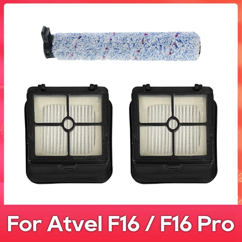 Brush Roll And Hepa Filter Replacement For Atvel F16 / F16 Pro Vacuum Cleaner Parts Accessories
Brush Roll And Hepa Filter Replacement For Atvel F16 / F16 Pro Vacuum Cleaner Parts Accessories