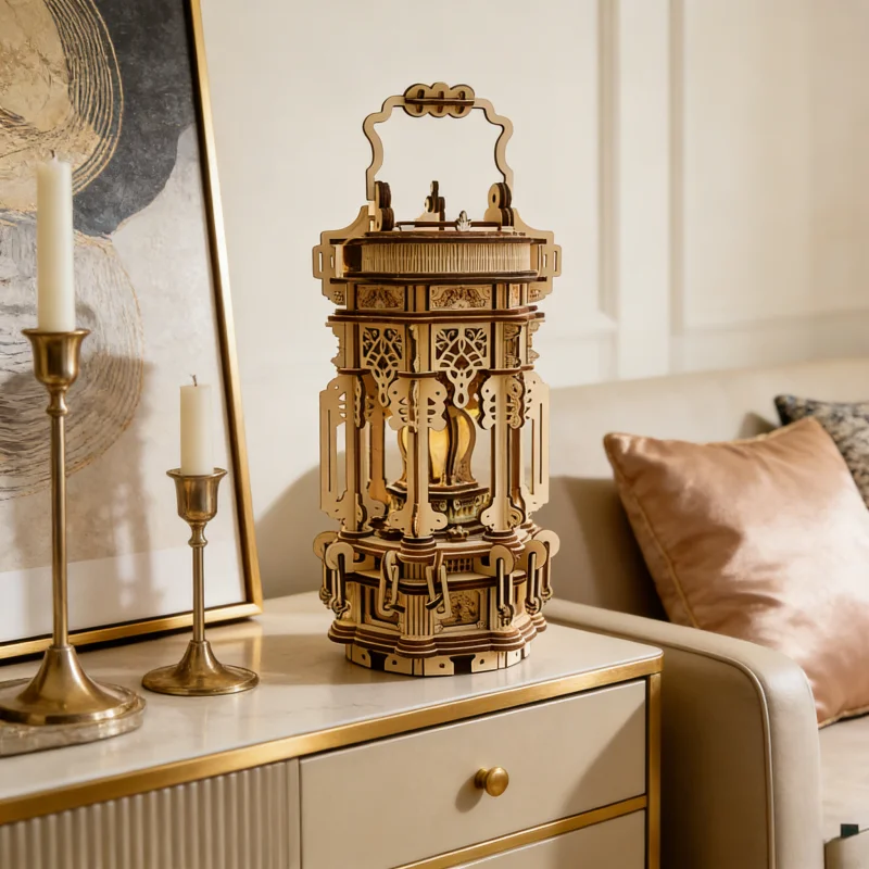 OUZEY 3D Wooden Assembly Retro Lantern DIY Assembly Model Desktop Decoration Creative Toy Gift Box Suitable For Teenagers
OUZEY 3D Wooden Assembly Retro Lantern DIY Assembly Model Desktop Decoration Creative Toy Gift Box Suitable For Teenagers