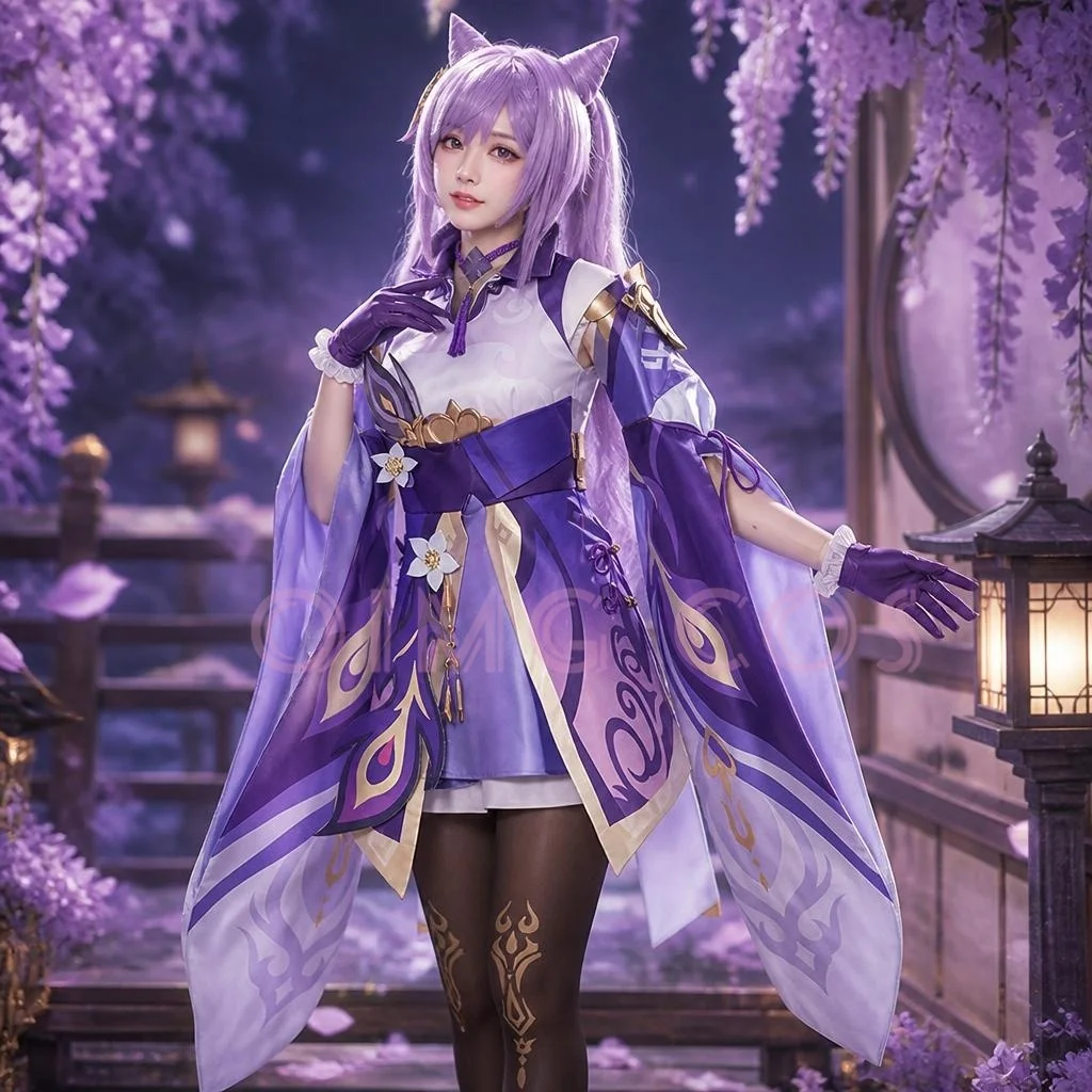 Genshin Impact Keqing Cosplay Costume Uniform Cosplay Anime Chinese Style Halloween Costumes for Women Game
Genshin Impact Keqing Cosplay Costume Uniform Cosplay Anime Chinese Style Halloween Costumes for Women Game