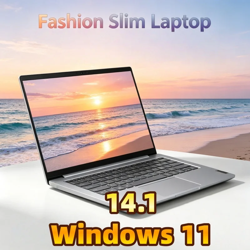 14.1" Travel Friendly Slim Laptop High Performance Portable Notebook Computer For Office Workers Students & Family Use
14.1" Travel Friendly Slim Laptop High Performance Portable Notebook Computer For Office Workers Students & Family Use