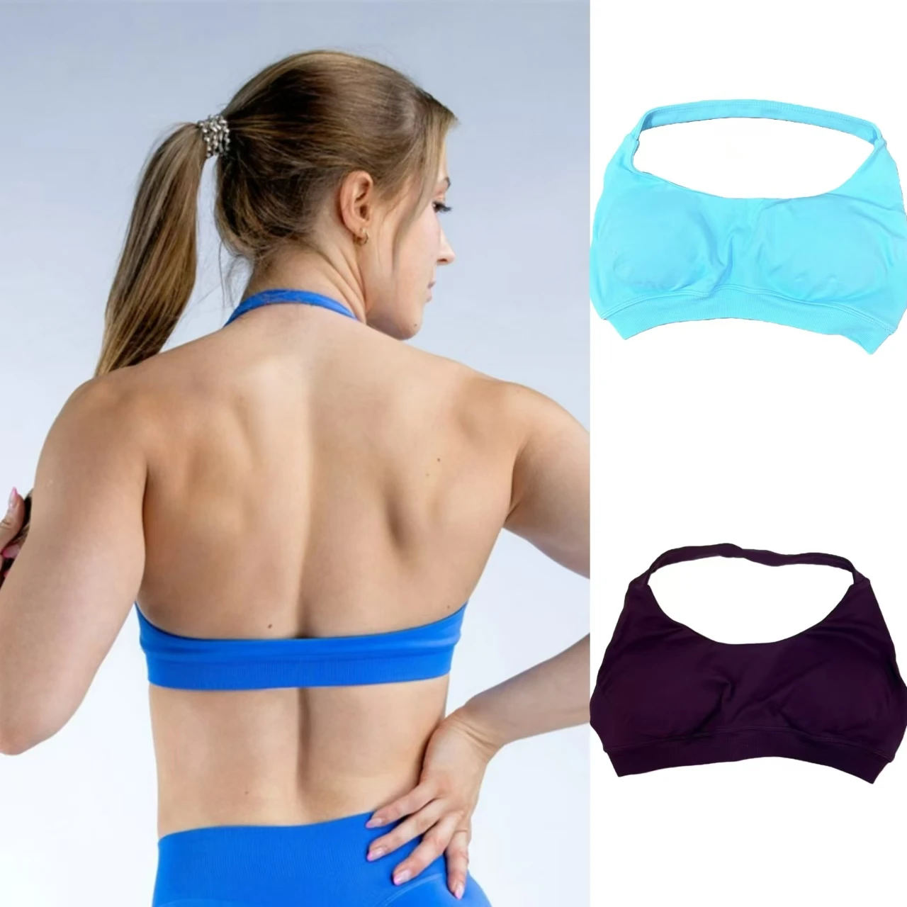 Halter Sports Bra Yoga Top Women Sexy Backless Crop Top Fitness Running Bra Gym Sportswear
Halter Sports Bra Yoga Top Women Sexy Backless Crop Top Fitness Running Bra Gym Sportswear