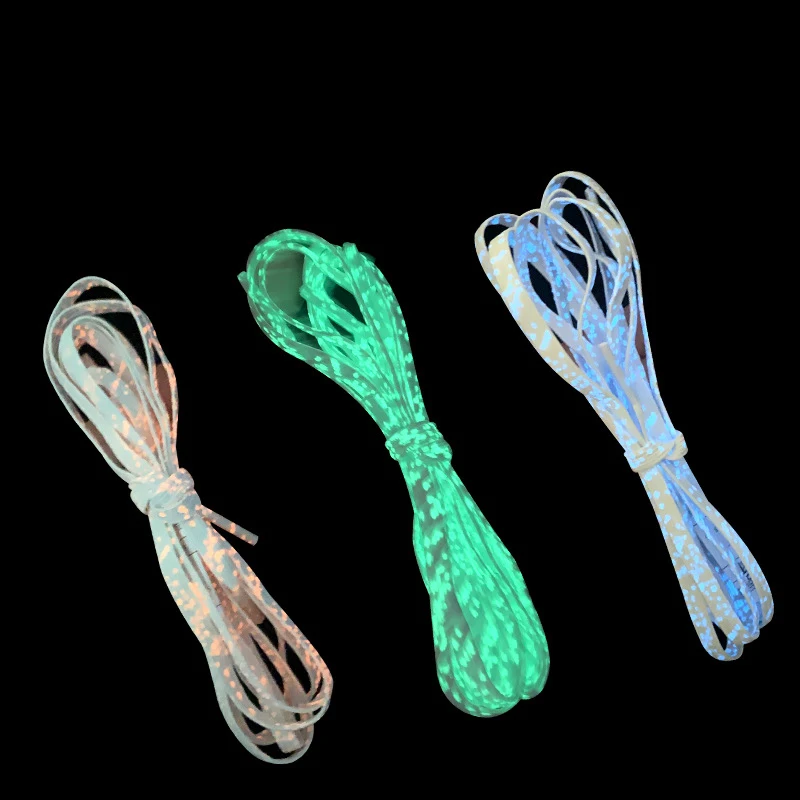 Glow shoes flat shoes personality elastic flat luminous shoelaces sports basketball shoes color shoelaces.
Glow shoes flat shoes personality elastic flat luminous shoelaces sports basketball shoes color shoelaces.