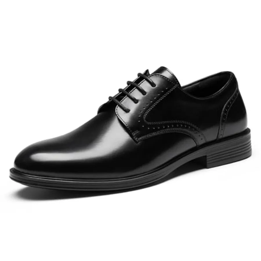 HEEZ Men's Dress Shoes, Classic Oxford Shoes for Men Non Slip, Comfortable Lace Up Plain Toe Derby Shoes for Business Work Form
HEEZ Men's Dress Shoes, Classic Oxford Shoes for Men Non Slip, Comfortable Lace Up Plain Toe Derby Shoes for Business Work Form