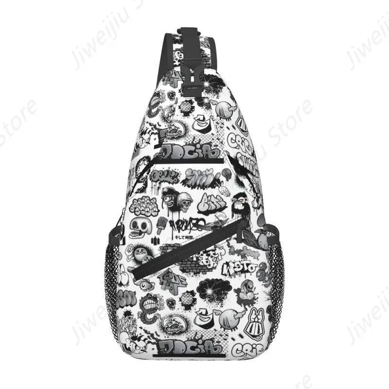 Custom Cool Street Art Graffiti Wall Crossbody Sling Backpack Men Vintage Cartoon Shoulder Chest Bags for Travel Cycling
Custom Cool Street Art Graffiti Wall Crossbody Sling Backpack Men Vintage Cartoon Shoulder Chest Bags for Travel Cycling