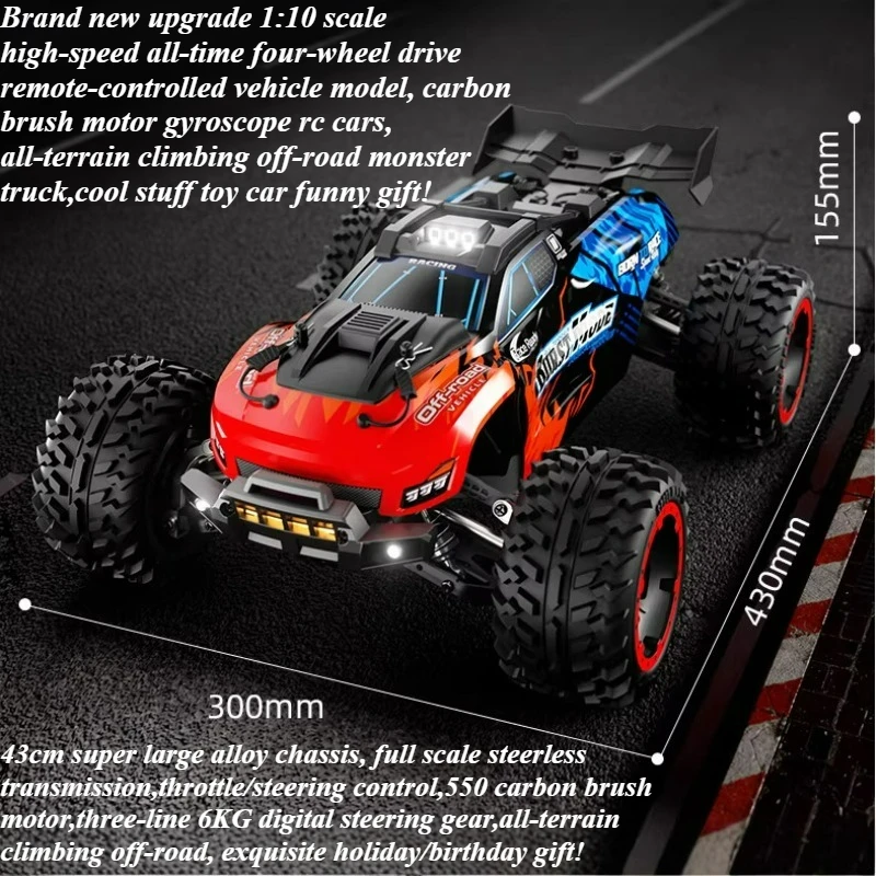 Cool Stuff Toy Car Funny Gift-1:10 High-speed 4WD Rc Truck,Climbing Off-road Rc Cars for Adults,Remote Control Car,Monster Truck
Cool Stuff Toy Car Funny Gift-1:10 High-speed 4WD Rc Truck,Climbing Off-road Rc Cars for Adults,Remote Control Car,Monster Truck