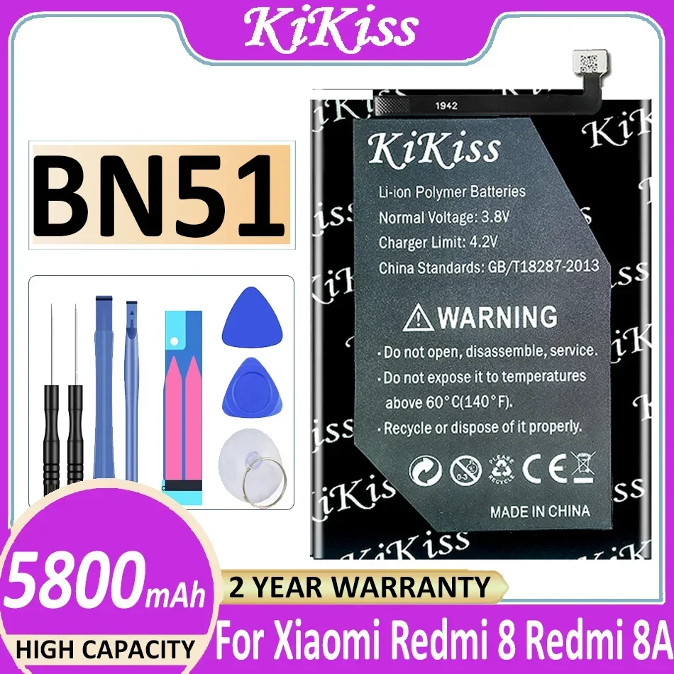 Сменный аккумулятор для Xiao Mi 5800 мач BN51 для Xiaomi Redmi 8, Redmi 8A, Redmi8, Redmi8A, аккумулятор для телефона BN 51
Сменный аккумулятор для Xiao Mi 5800 мач BN51 для Xiaomi Redmi 8, Redmi 8A, Redmi8, Redmi8A, аккумулятор для телефона BN 51