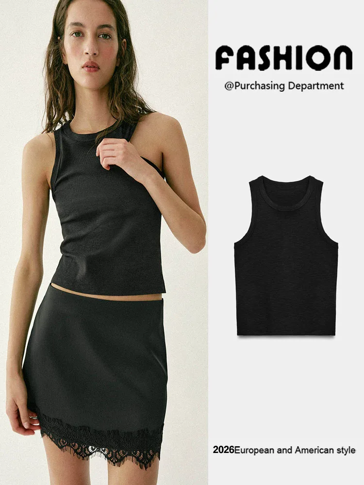 New Summer Women's Casual round Neck Sleeveless Top Comfortable Breathable Fashionable Chinese Style Clothing
New Summer Women's Casual round Neck Sleeveless Top Comfortable Breathable Fashionable Chinese Style Clothing