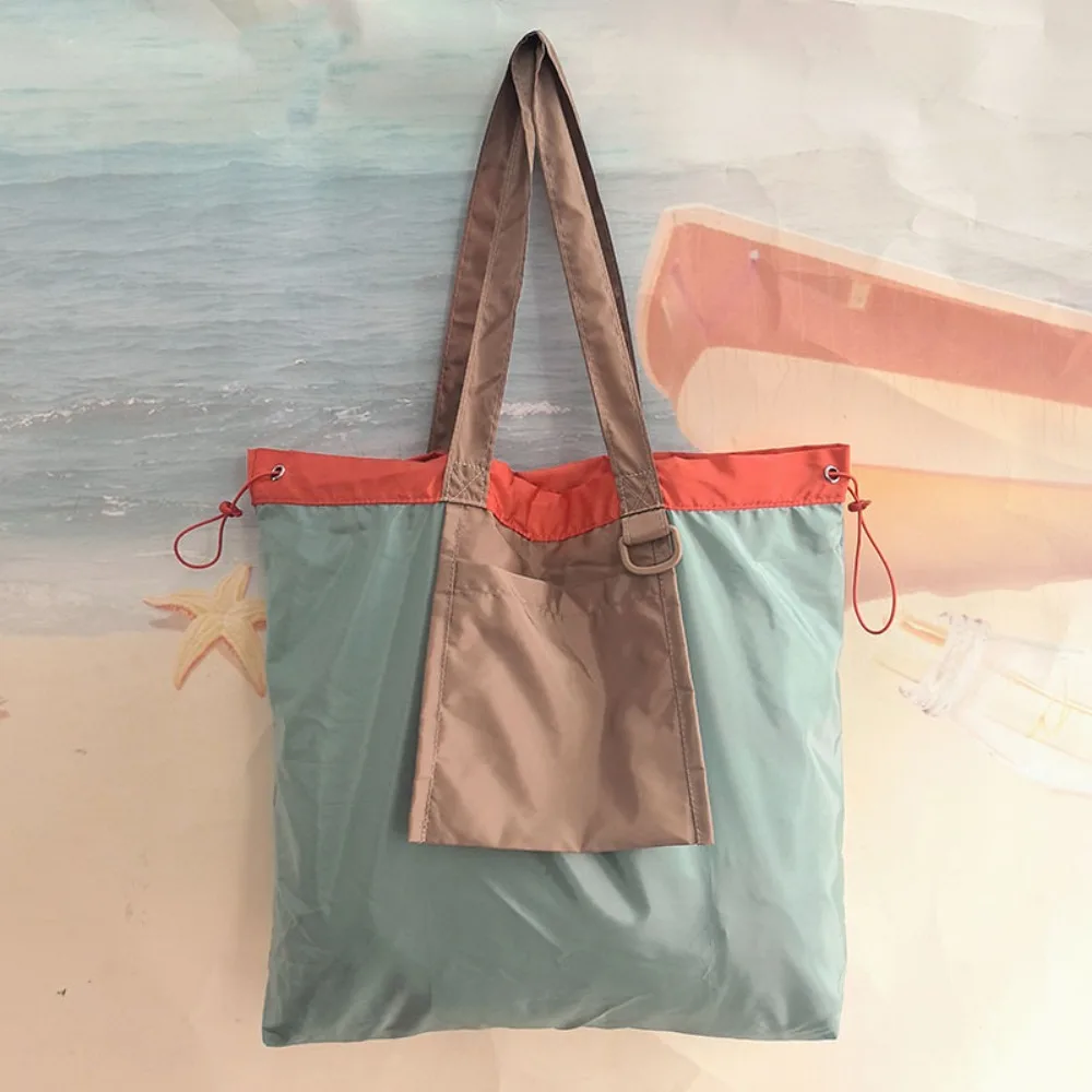 Durable Reusable Foldable Shopping Bag Large Capacity Waterproof Drawstring Handbag Colored Foldable Tote Bag Outdoor
Durable Reusable Foldable Shopping Bag Large Capacity Waterproof Drawstring Handbag Colored Foldable Tote Bag Outdoor