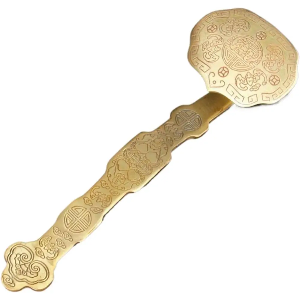 Copper Alloy Ruyi Decorative Statue with Dragon and Phoenix, 'Fu' Character for Housewarming, Wedding Gifts - Q-2186
Copper Alloy Ruyi Decorative Statue with Dragon and Phoenix, 'Fu' Character for Housewarming, Wedding Gifts - Q-2186