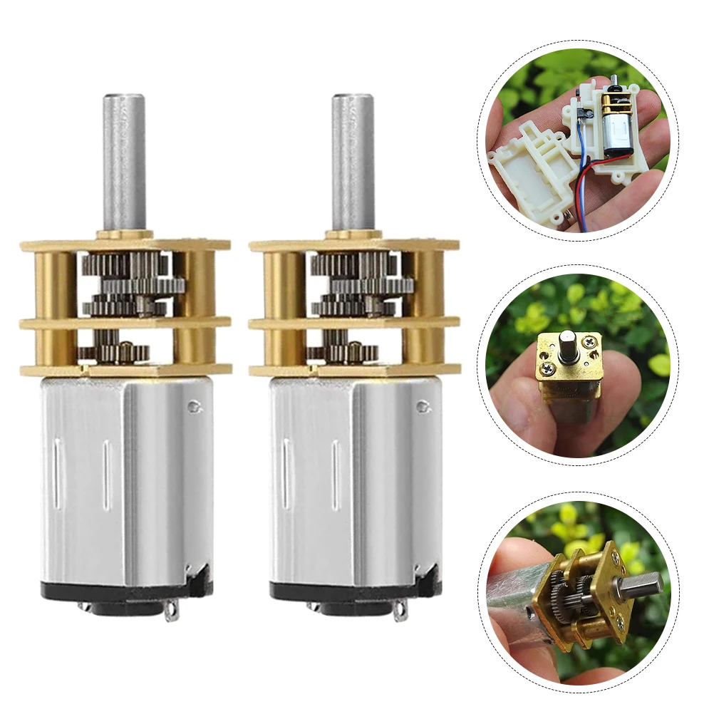 2pcs Gear 8mm D Shaft 3-6V Mini Metal Electric Motor for DIY Toys Car Robot Model Large Torque Stable Output
2pcs Gear 8mm D Shaft 3-6V Mini Metal Electric Motor for DIY Toys Car Robot Model Large Torque Stable Output