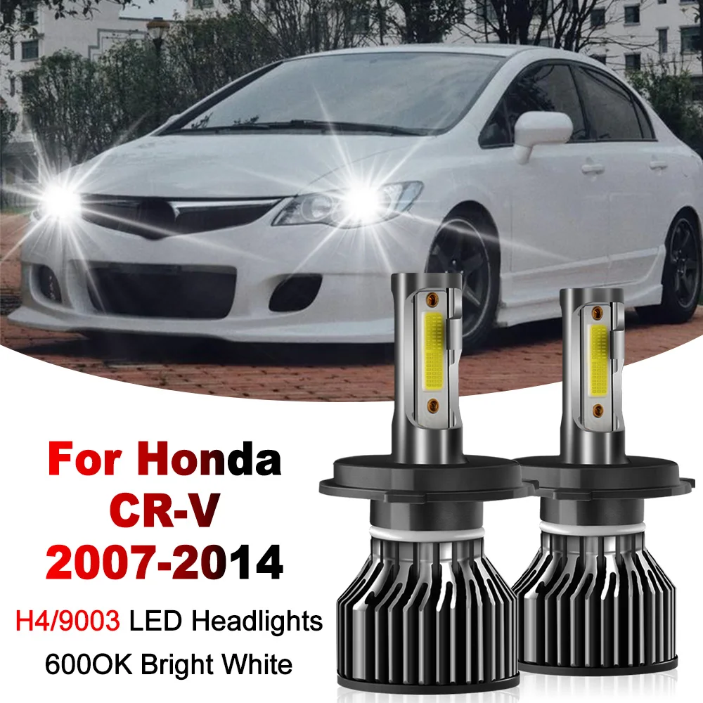 2PCS H4 High Low Beam LED Headlight 6000K White Super Bright 120W 20000LM For Honda CR-V 2007-2012 2013 2014 Canbus Car Light
2PCS H4 High Low Beam LED Headlight 6000K White Super Bright 120W 20000LM For Honda CR-V 2007-2012 2013 2014 Canbus Car Light