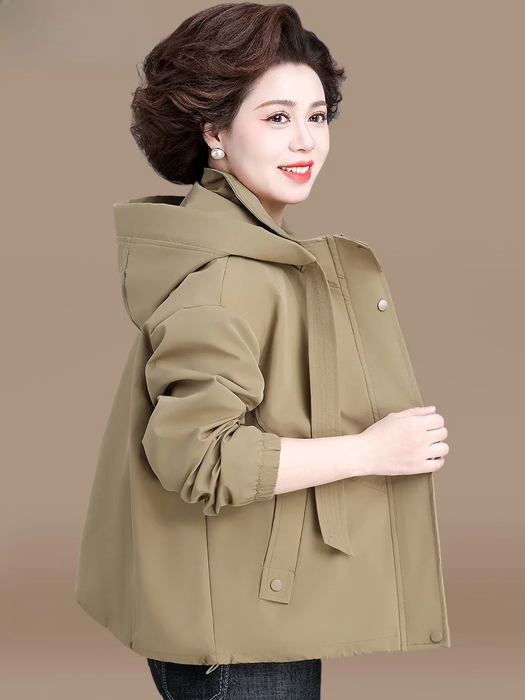 Sli Spring Coat Jaet for Mom Casual Hooded Top Women Middle-Aged And ly Faionable Cotton Polyester Blend Zipper ...
Sli Spring Coat Jaet for Mom Casual Hooded Top Women Middle-Aged And ly Faionable Cotton Polyester Blend Zipper ...
