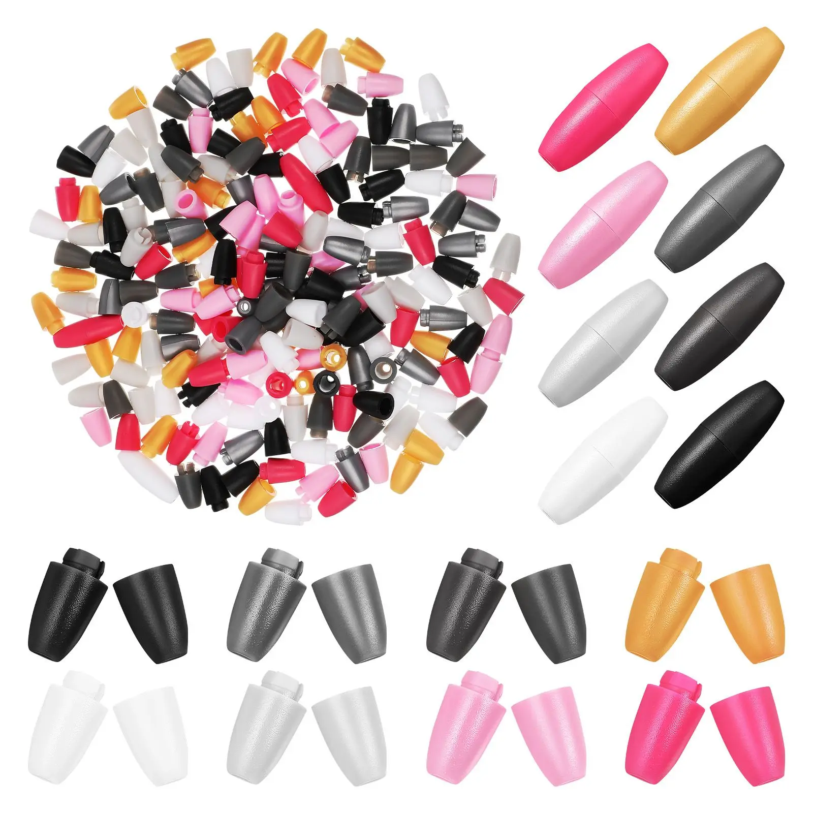 100 Pcs Childrens Rope Buckle Necklace Clasp Breakaway Lanyard Clips Bead Connectors Plastic Bracelet Clasps
100 Pcs Childrens Rope Buckle Necklace Clasp Breakaway Lanyard Clips Bead Connectors Plastic Bracelet Clasps