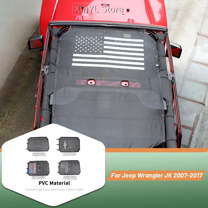 Car Roof Sunshade Net Heat Insulation Net For Jeep Wrangler JK 4door 2007-2017 Exterior Accessories
Car Roof Sunshade Net Heat Insulation Net For Jeep Wrangler JK 4door 2007-2017 Exterior Accessories
