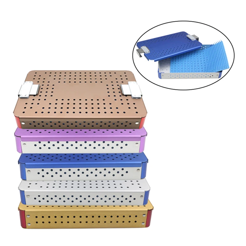 Disinfection Box Disinfection Tray for Holding Instrument Aluminium Alloy Surgical Instrument
Disinfection Box Disinfection Tray for Holding Instrument Aluminium Alloy Surgical Instrument