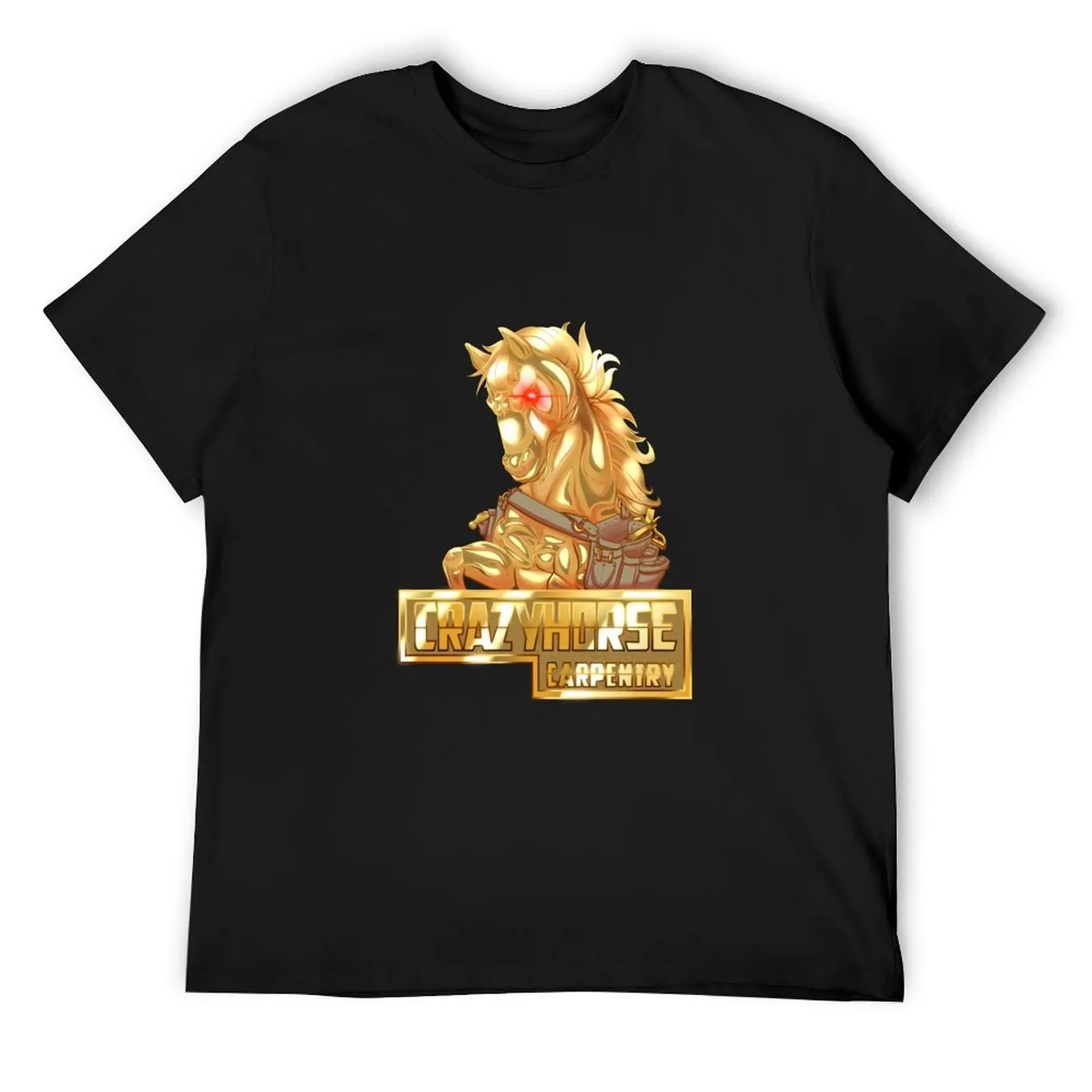 CRAZY HORSE CARPENTRY // GOLDEN T-Shirt new edition graphic t shirts cute tops gifts for boyfriend T-shirts for men cotton
CRAZY HORSE CARPENTRY // GOLDEN T-Shirt new edition graphic t shirts cute tops gifts for boyfriend T-shirts for men cotton