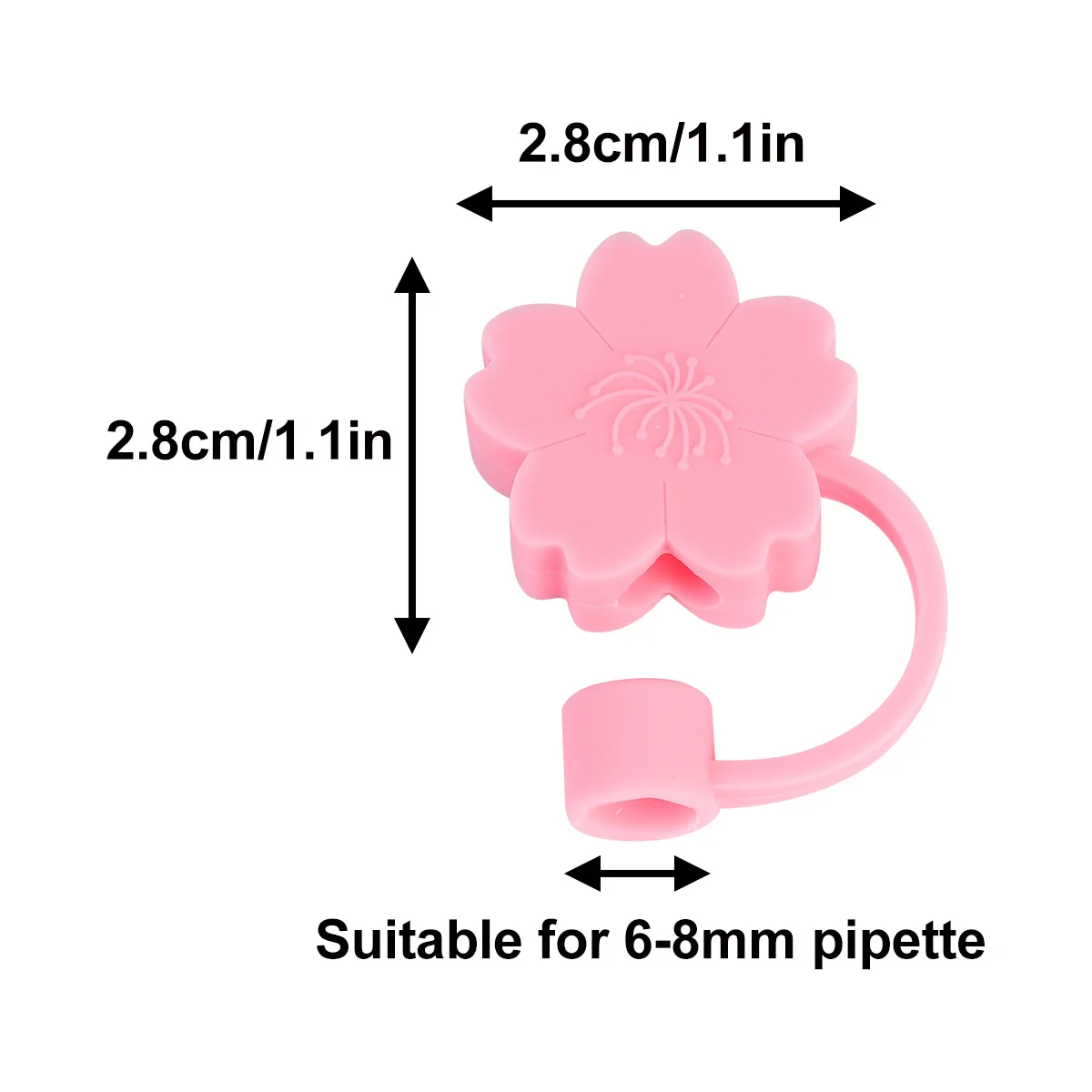 2pcs Silicone Plug 6-8Mm Lovely Shape Dustproof Airtight For Outdoor Use Straw Tips Cover Waterproof Anti-Splash Straw Protector
2pcs Silicone Plug 6-8Mm Lovely Shape Dustproof Airtight For Outdoor Use Straw Tips Cover Waterproof Anti-Splash Straw Protector