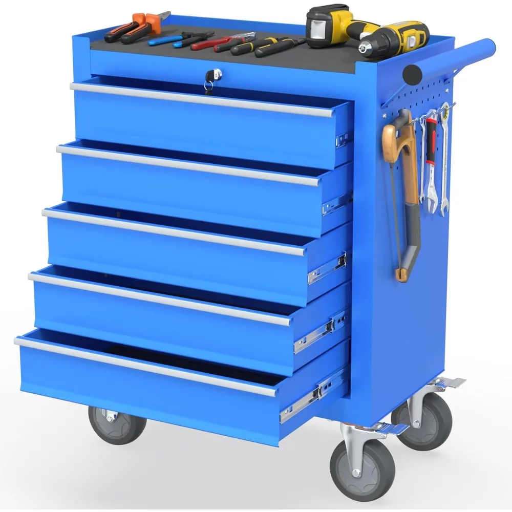 Luck5 Drawers Rolling Tool Chest, Organizer Portable Storage Tool Box with Wheels, Tool Chests & Cabinets for Garage, Workshop,
Luck5 Drawers Rolling Tool Chest, Organizer Portable Storage Tool Box with Wheels, Tool Chests & Cabinets for Garage, Workshop,