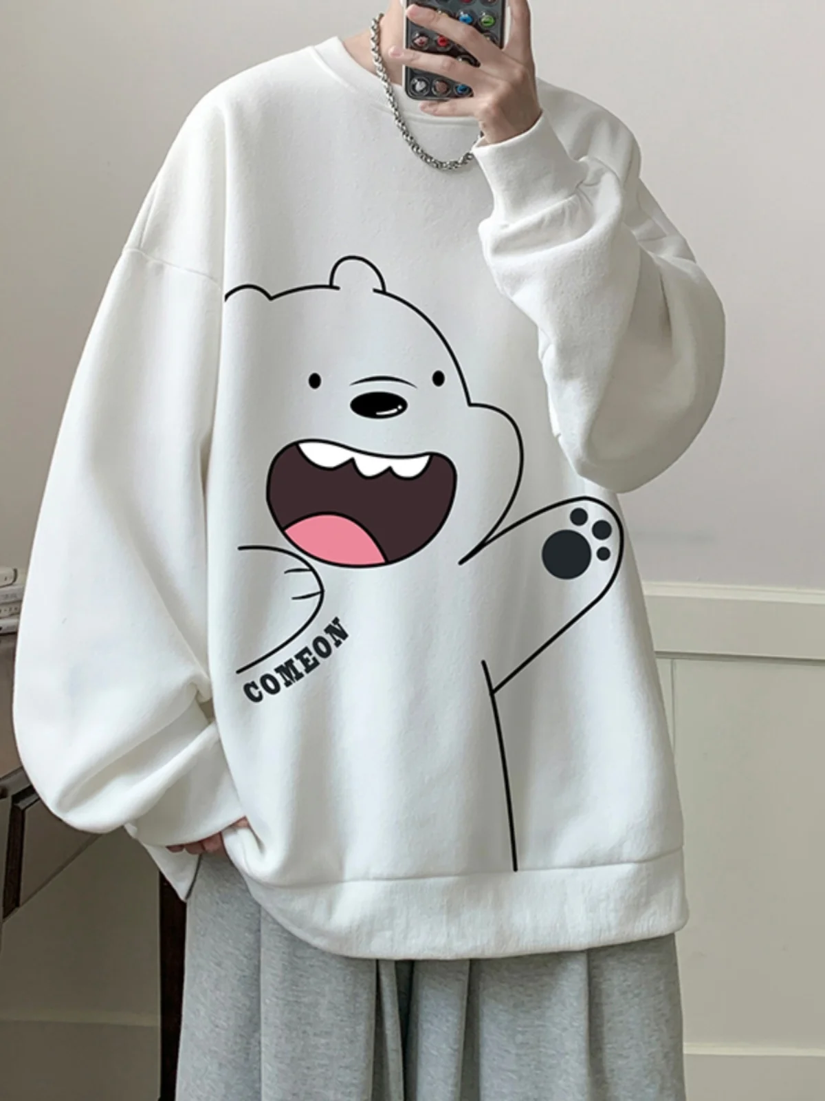 Толстовка с длинными рукавами и круглым вырезом для мальчиков-подростков, футболка с принтом, модная и стильная базовая футболка, повседневная, свободного кроя, не мнется.
Толстовка с длинными рукавами и круглым вырезом для мальчиков-подростков, футболка с принтом, модная и стильная базовая футболка, повседневная, свободного кроя, не мнется.