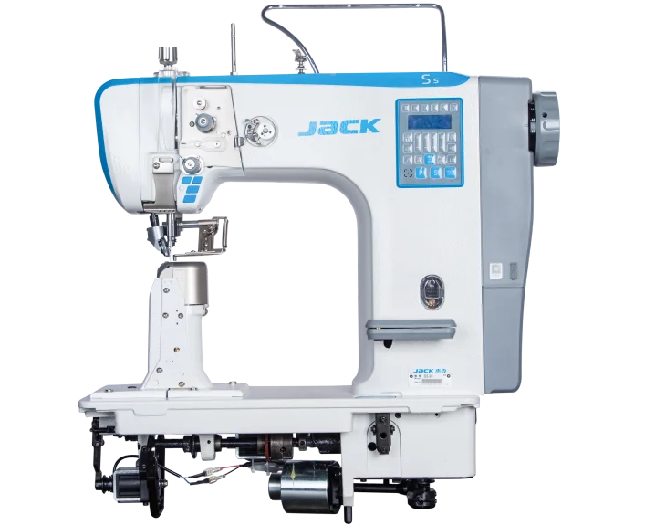 Jack S5 Post Bed Roller Foot Industrial Sewing Machine With Assembled Table and Motor
Jack S5 Post Bed Roller Foot Industrial Sewing Machine With Assembled Table and Motor