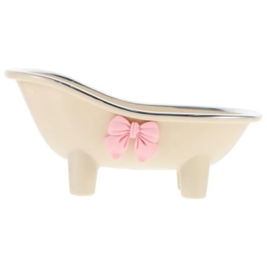 Bathtub Shaped Soap Dish Abs Plastic Holder Decorative Box for Bathroom Kitchen Compact Lightweight Soap Saver Tray 5.51X3.07X2
Bathtub Shaped Soap Dish Abs Plastic Holder Decorative Box for Bathroom Kitchen Compact Lightweight Soap Saver Tray 5.51X3.07X2