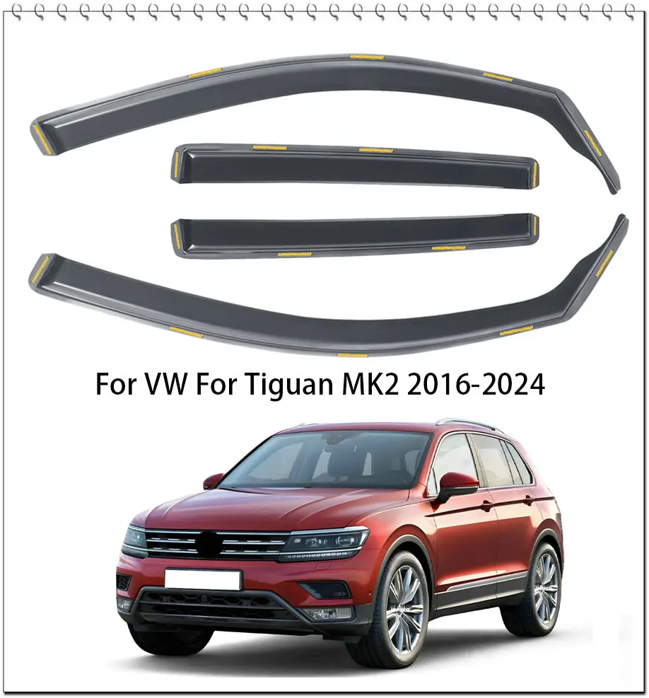 4pcs Wind Deflectors For VW For Tiguan MK2 2016-2024 Wind Deflectors Tinted
4pcs Wind Deflectors For VW For Tiguan MK2 2016-2024 Wind Deflectors Tinted