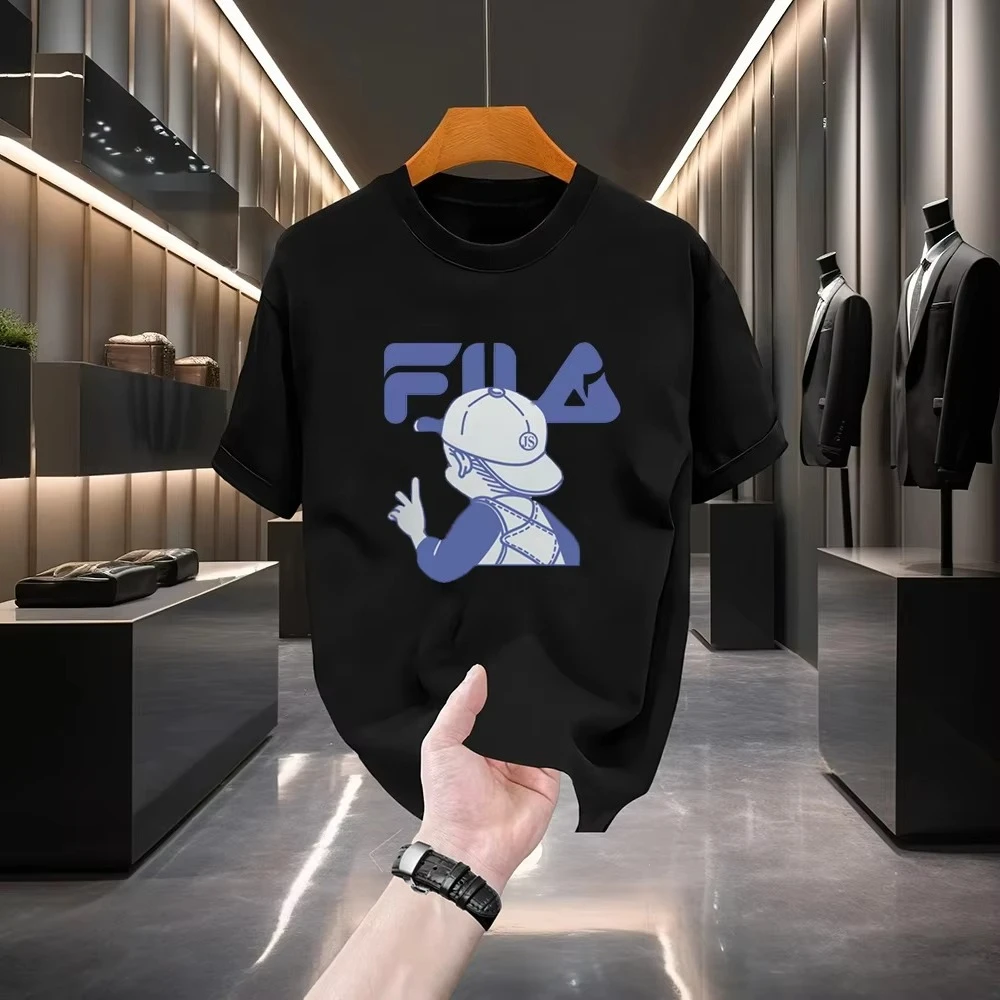 Летняя новинка 2026: модная футболка с коротким рукавом, брендовая, с круглым вырезом, свободного кроя, повседневная, универсальная, с принтом
Летняя новинка 2026: модная футболка с коротким рукавом, брендовая, с круглым вырезом, свободного кроя, повседневная, универсальная, с принтом