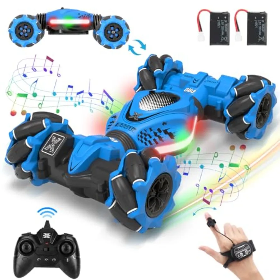 RC Car Gesture Sensing Stunt Car Toys for Boys Girls 6-12 Best Gifts for 6 7 8 9 10 11 12 Years Old 2.4GHz 4WD RC Toy Off-Road
RC Car Gesture Sensing Stunt Car Toys for Boys Girls 6-12 Best Gifts for 6 7 8 9 10 11 12 Years Old 2.4GHz 4WD RC Toy Off-Road