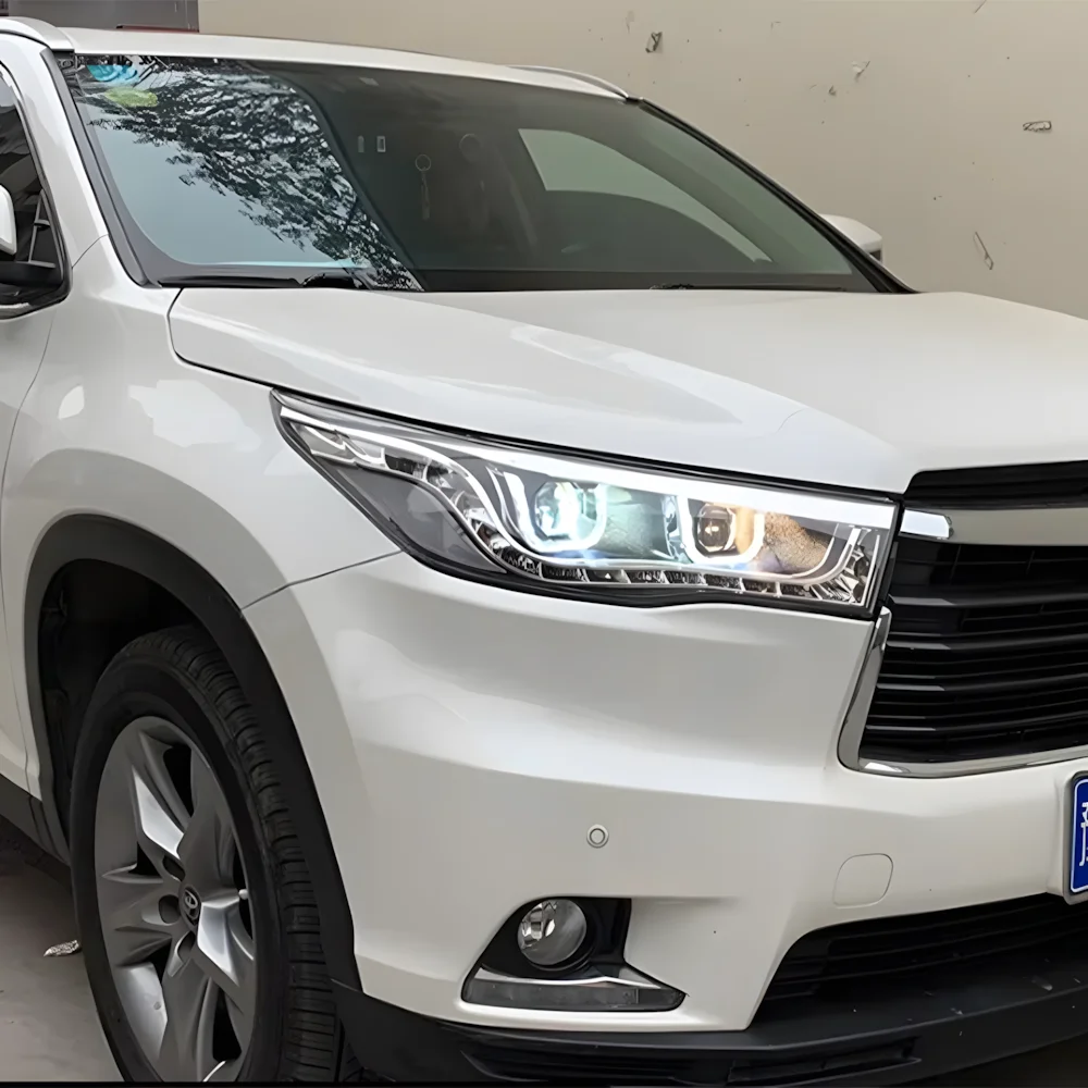 Для Toyota Highlander Kluger U5 2015-2017 светодиодные передние фонари автомобиля в сборе, обновленный двойной объектив проектора, аксессуары для автомобильных фар
Для Toyota Highlander Kluger U5 2015-2017 светодиодные передние фонари автомобиля в сборе, обновленный двойной объектив проектора, аксессуары для автомобильных фар
